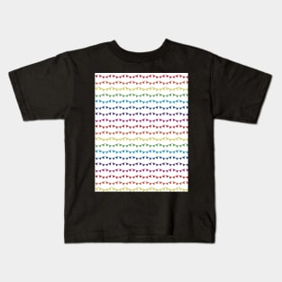 Mini rainbow bunting Kids T-Shirt